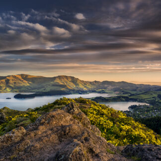 Crater Rim Path, Port Hills, The Banks Peninsular, By John Maillard