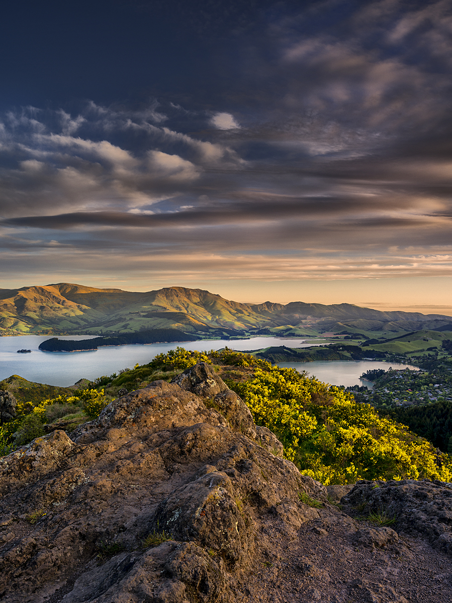 Crater Rim Path, Port Hills, The Banks Peninsular, By John Maillard